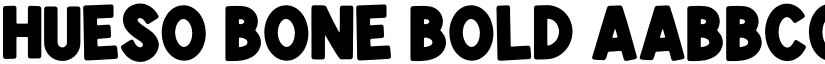 Hueso Bone Bold font