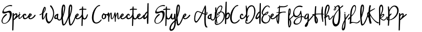 Spice Wallet Connected Style font download