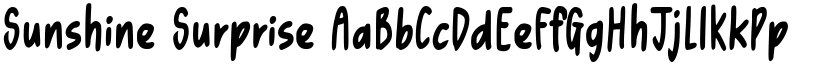 Sunshine Surprise font download