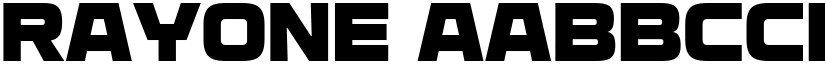 Rayone font download