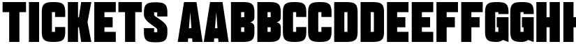 Tickets font download