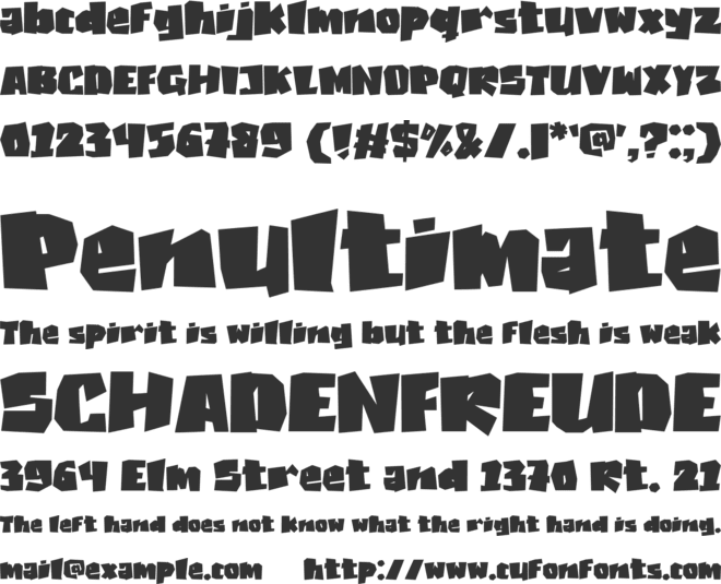 Mugo Payu font preview