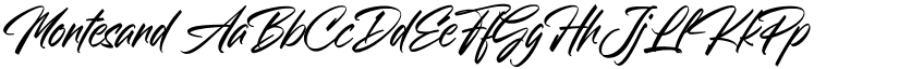 Montesand font download
