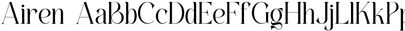 Airen font download