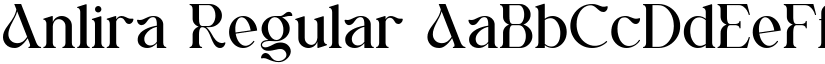 Anlira font download