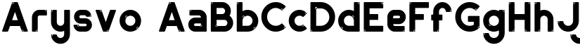 Arysvo font download