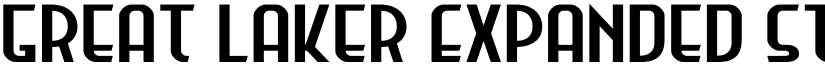 Great Laker Expanded Straight font