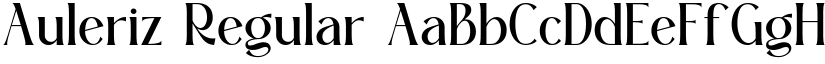 Auleriz font download