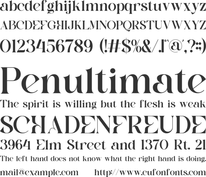 Basera font preview