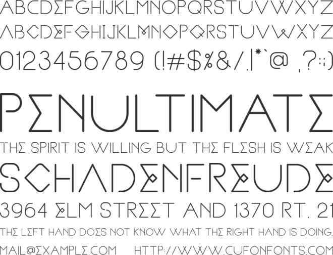 Heimdal font preview