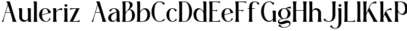 Auleriz font download