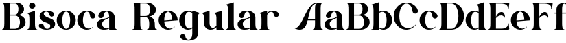 Bisoca font download