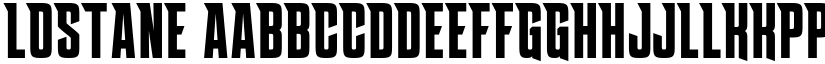 Lostane font download