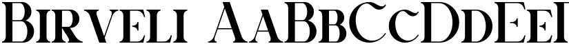 Birveli font download