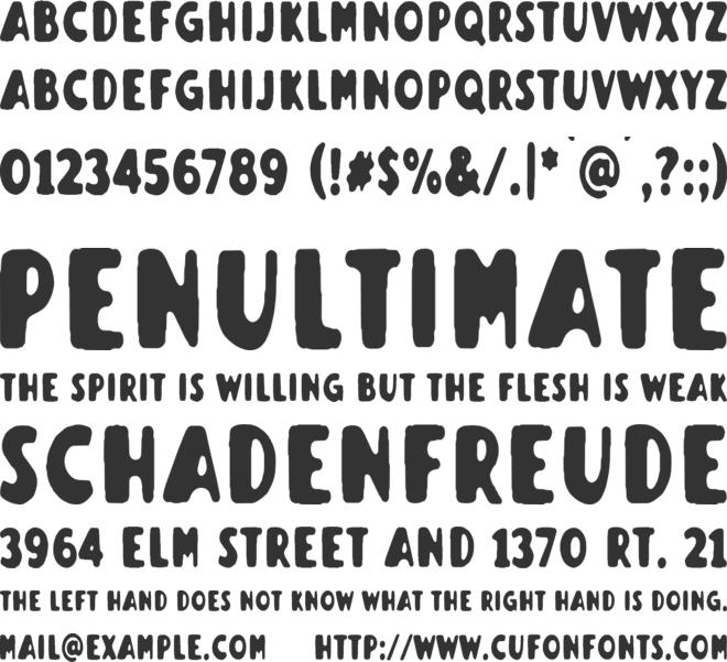 Florida Palms Sans font preview