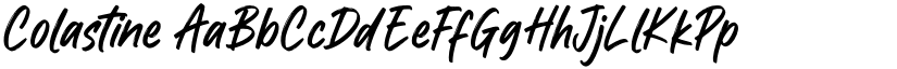 Colastine font download