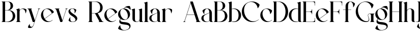 Bryevs font download