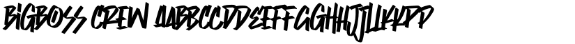 BigBoss Crew font download