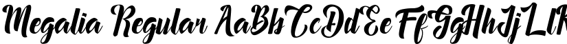 Megalia Regular font