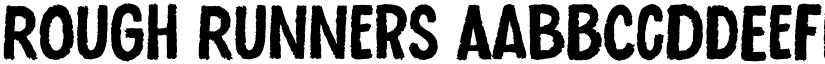 Rough Runners font download
