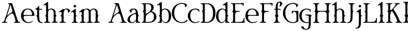 Aethrim font download