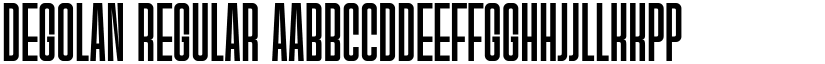 Degolan font download