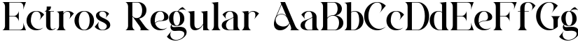 Ectros font download