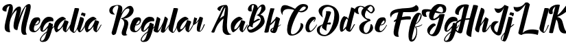 Megalia Regular font