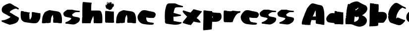 Sunshine Express font download
