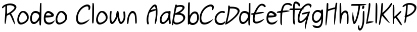 Rodeo Clown font download