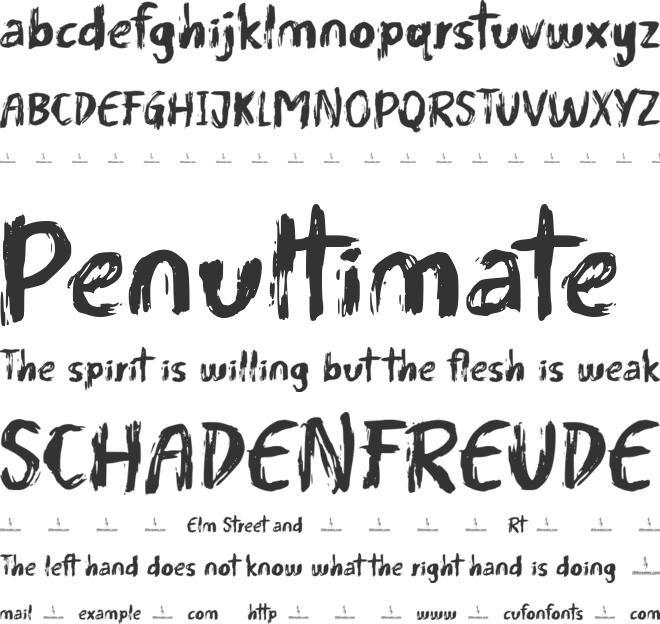 Mad Artist font preview