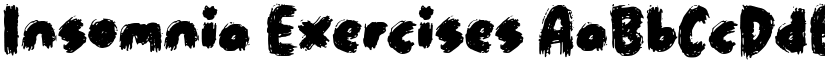Insomnia Exercises font download
