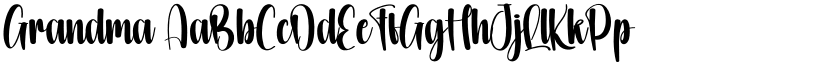 Grandma font download