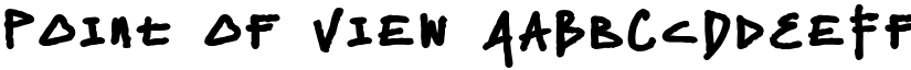 Point of View font