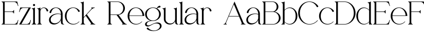 Ezirack font download