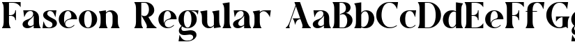 Faseon font download