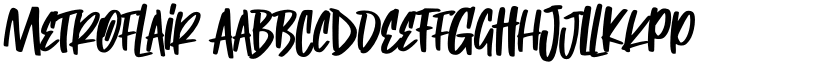 Metroflair font download
