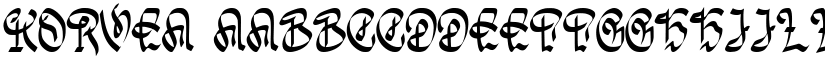 Korvea font download