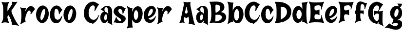 Kroco Casper font download