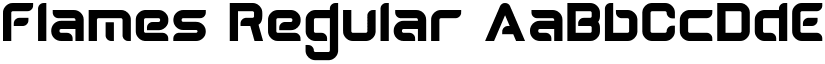 Flames font download