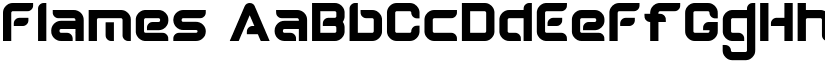 Flames font download
