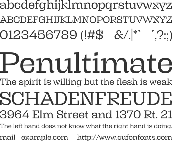 Brikton Trial font preview