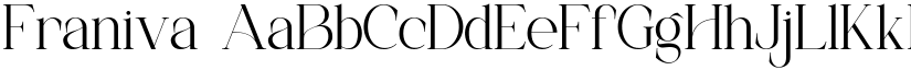 Franiva font download