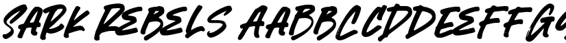 Sark Rebels font download