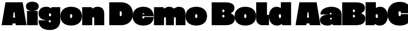 Aigon Bold Display Font font download