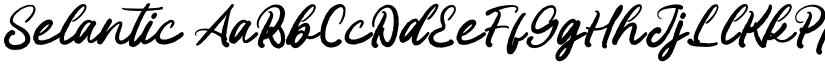 Selantic font download
