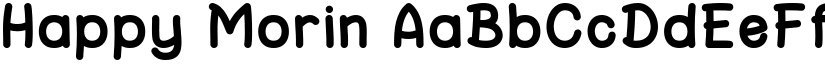 Happy Morin font download
