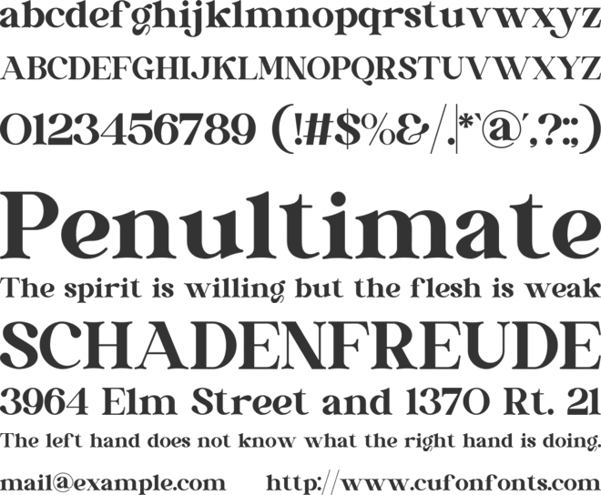 Grilan Acisen font preview