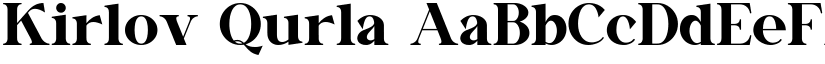Kirlov Qurla font download
