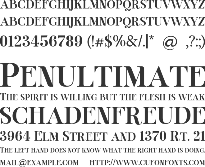Kampium Capital Professional font preview